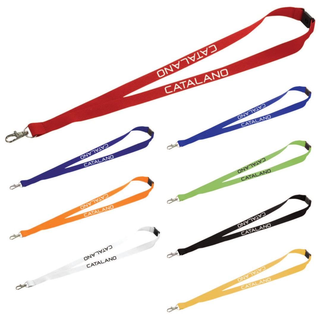 Lanyard with lobster clip Orange miniatura 18