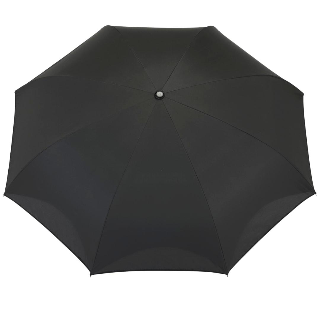 48 Recycled manual inversion umbrella Black miniatura 8