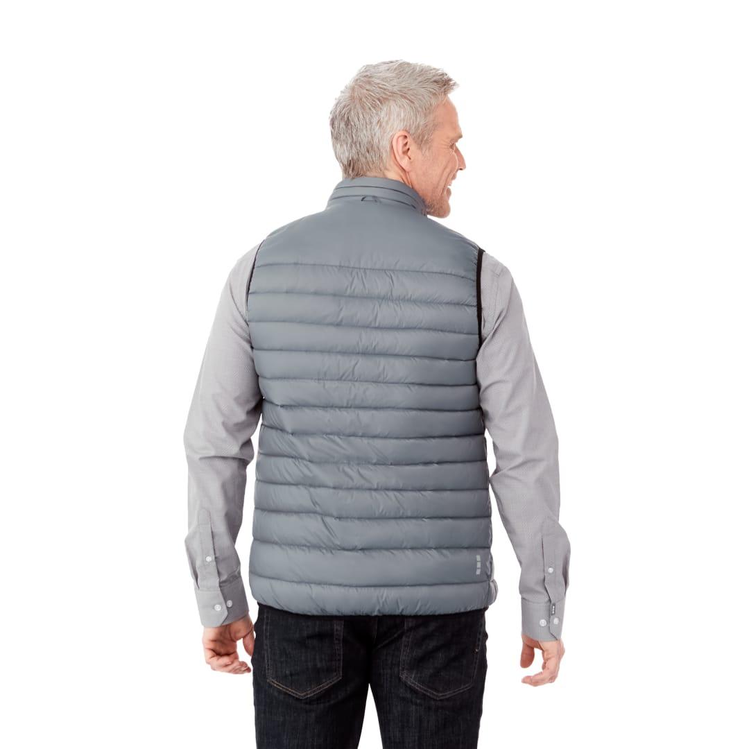 Mens whistler light down vest Black miniatura 17