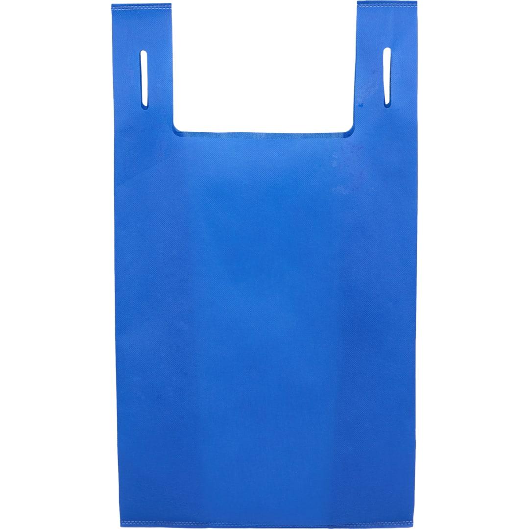 Recycled non-woven t-shirt tote Black miniatura 9