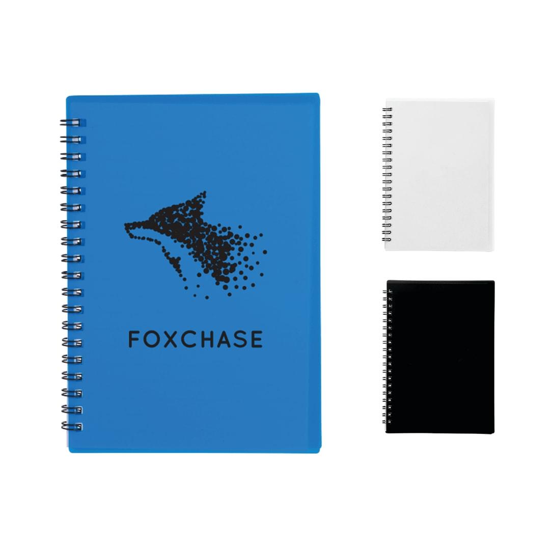 Fsc® mix 5 x 7 duchess spiral notebook Black front