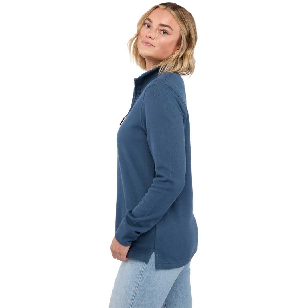 Hudson eco knit half zip - womens Beige miniatura 23