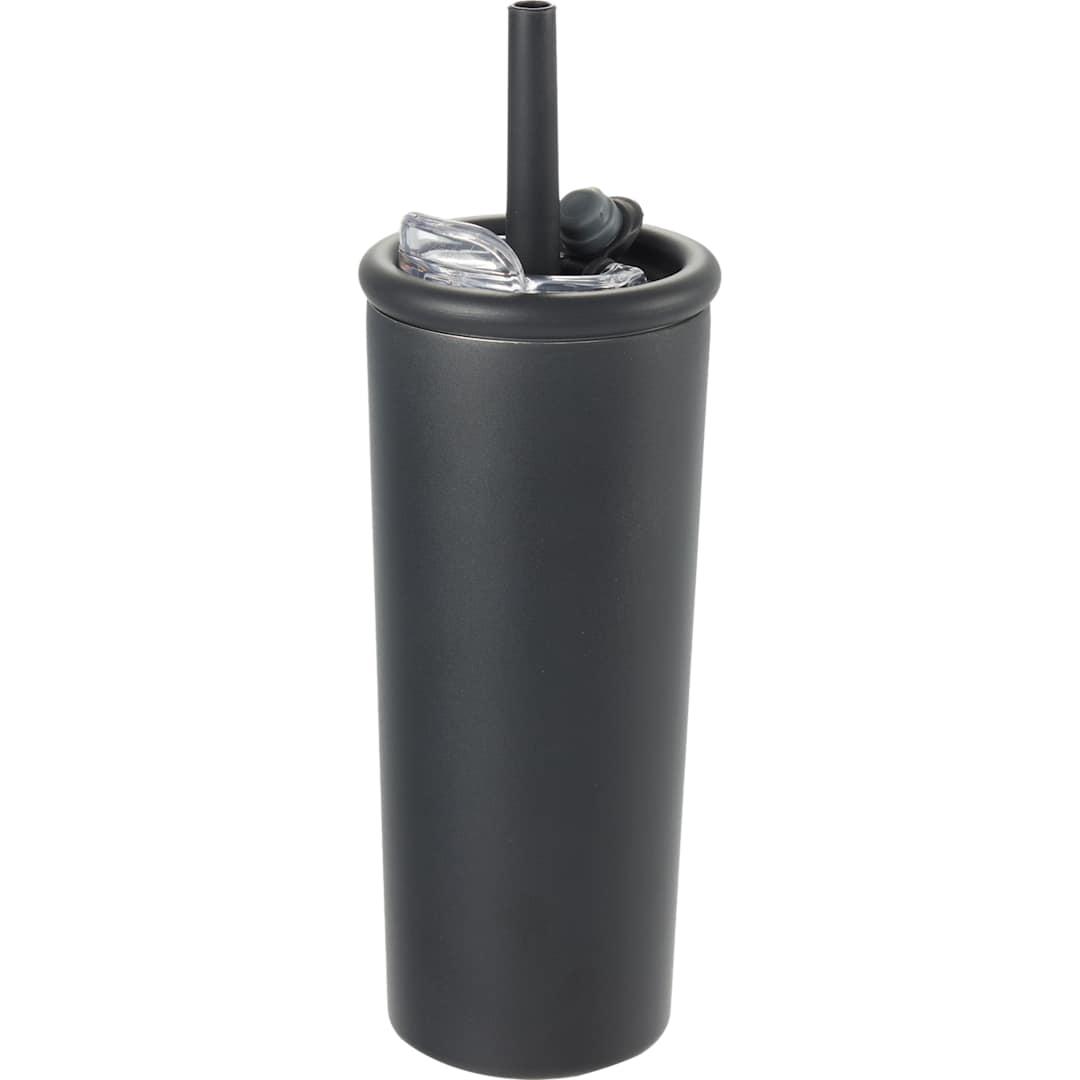 Kyser recycled vacuum tumbler w/ straw 20oz Black miniatura 5