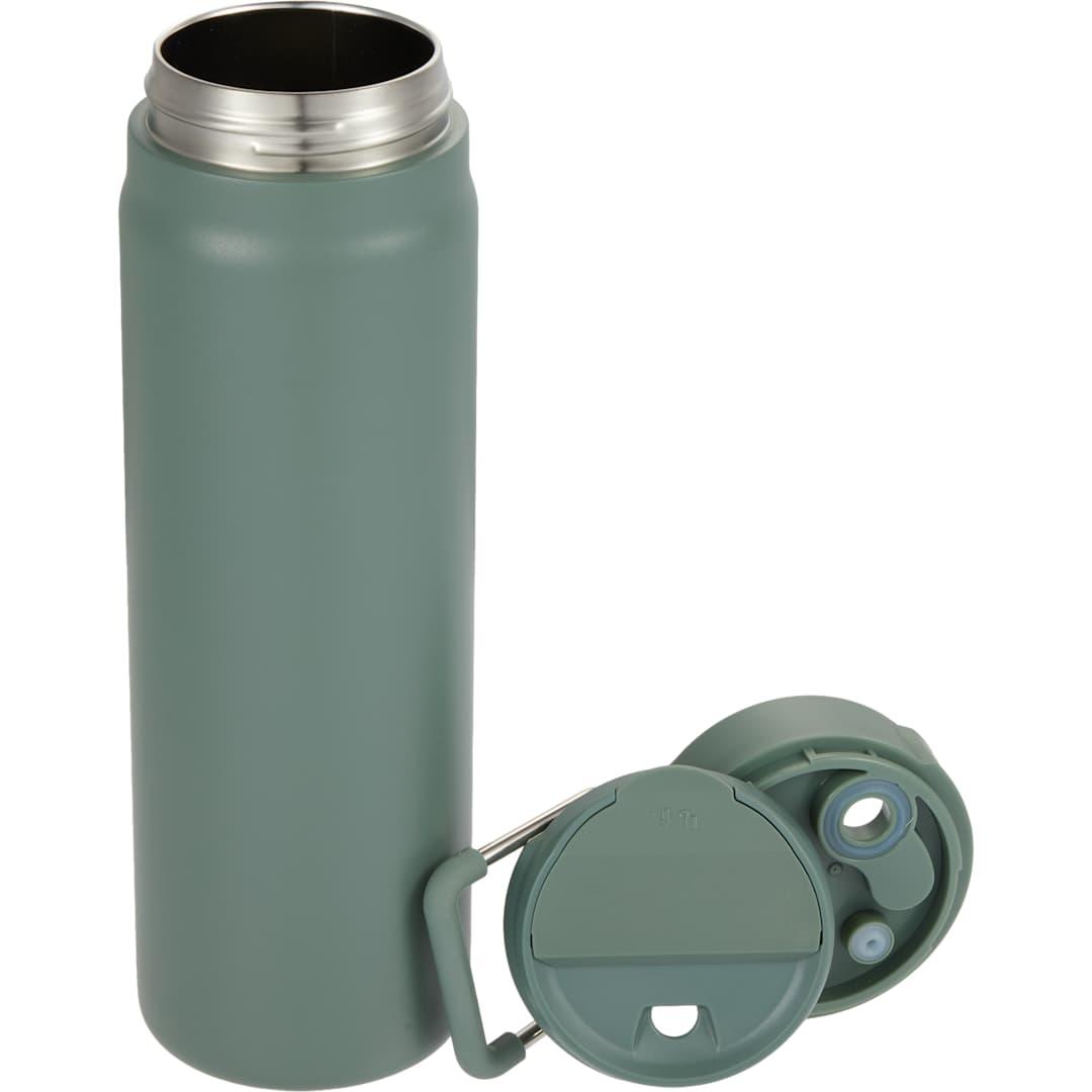 Kara recycled insulated bottle w/ swivel lid 24oz Black miniatura 23