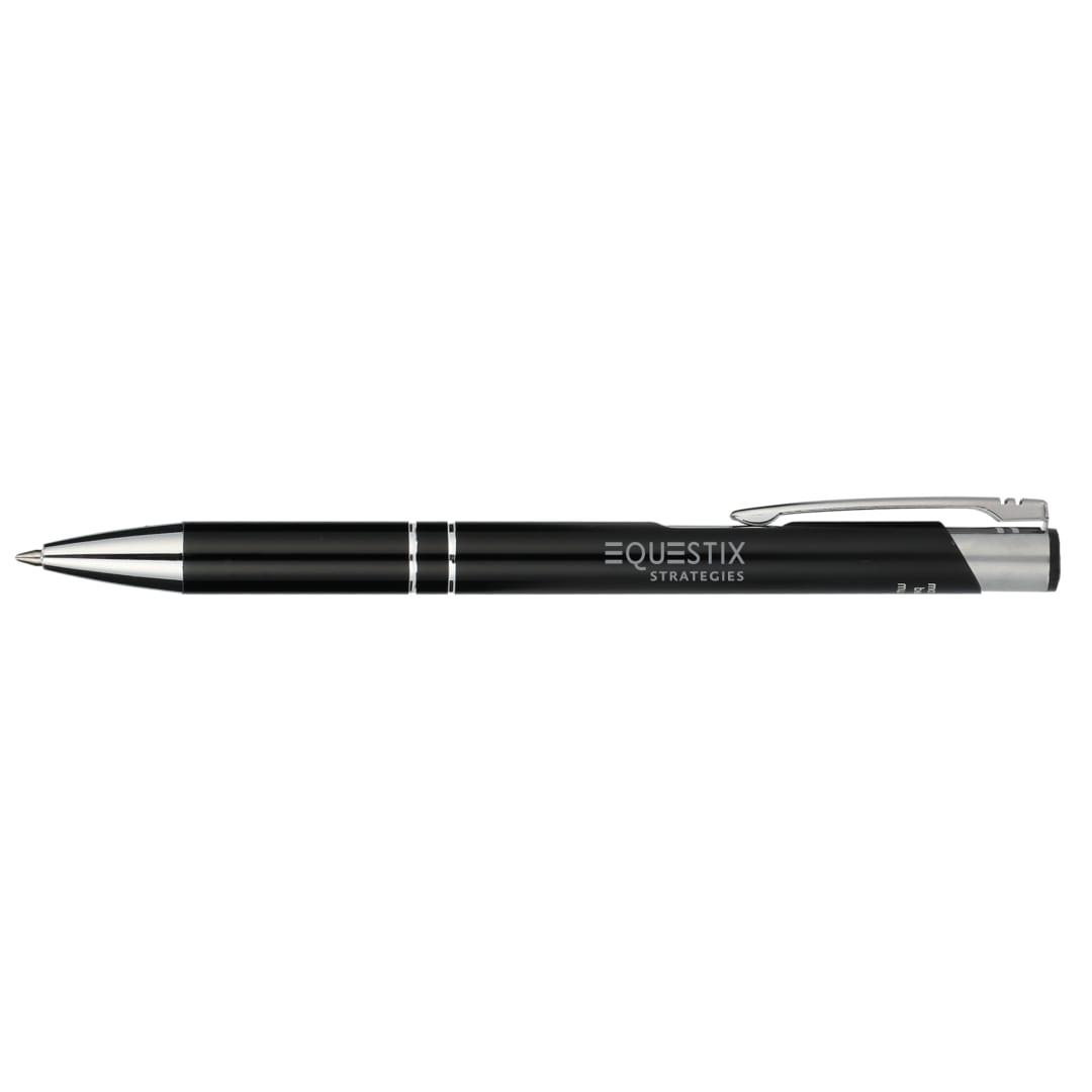 Recycled aluminum richmont gel ballpoint Black miniatura 6