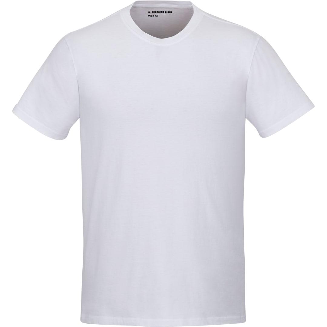 American giant classic cotton crew t - mens White miniatura 7