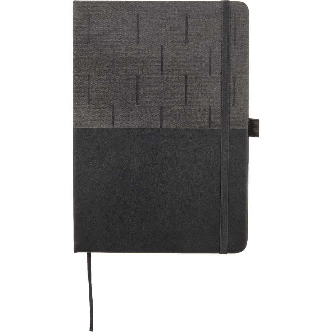 5.5 X 8.5 fsc® recycled chesapeake bound journal Black miniatura 7