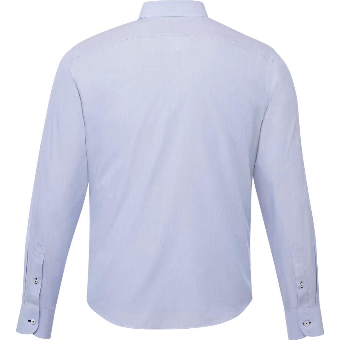 Untuckit hillside select wf long slv shirt-mens Blue front