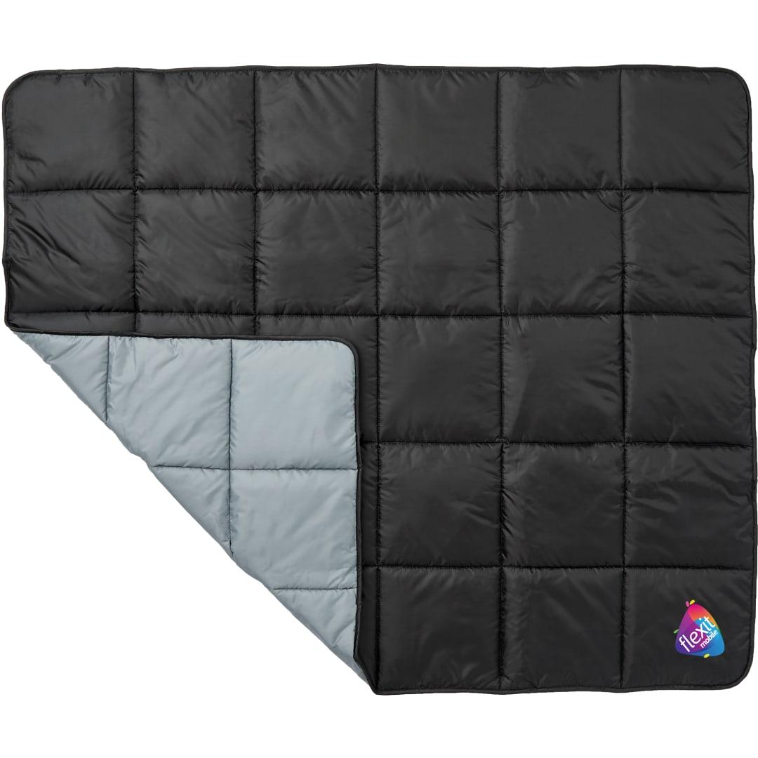 Puffy outdoor blanket Black miniatura 7