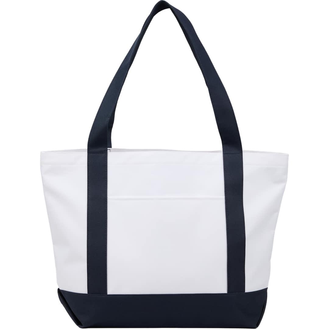 Oversized recyled canvas tote bag Black miniatura 24