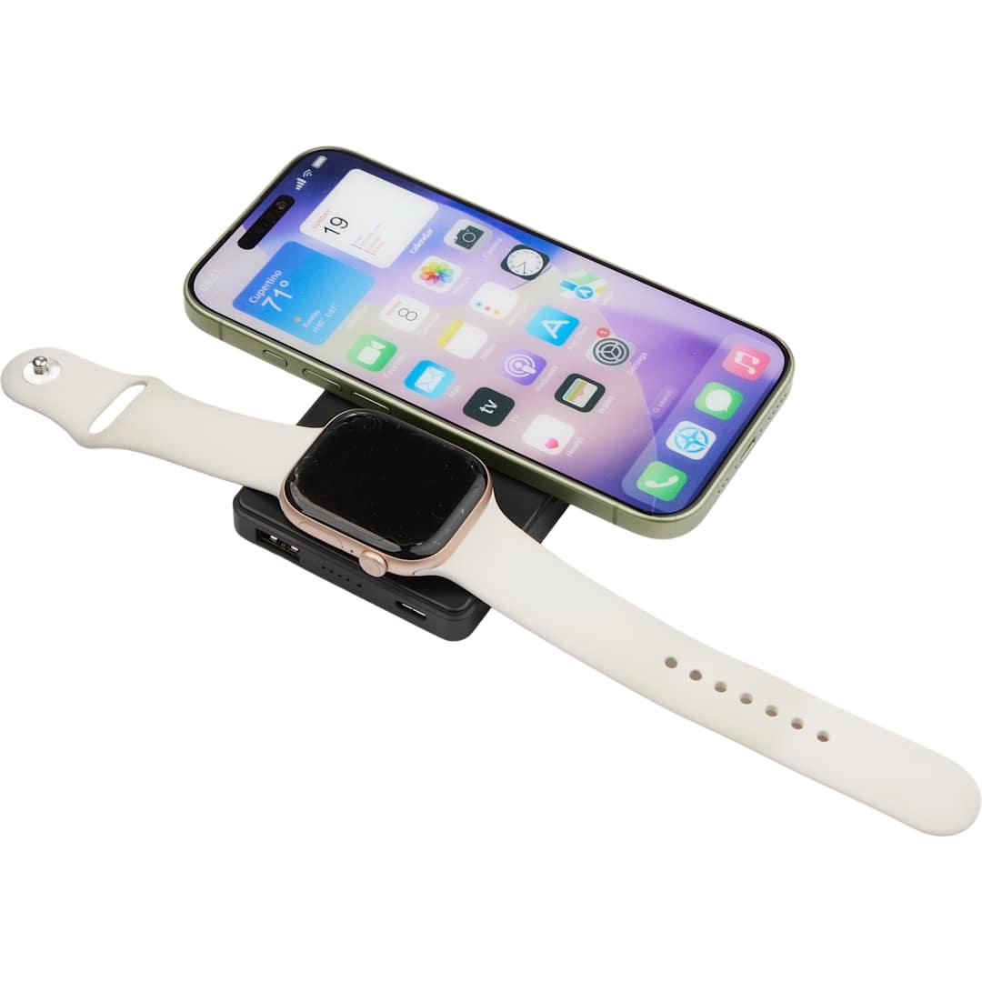 4000Mah magclick™ powerbank with iwatch charger Black miniatura 9