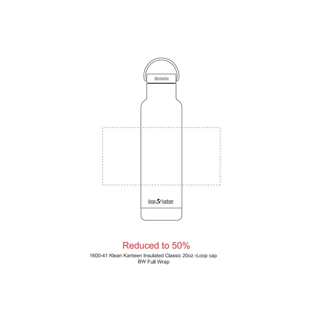 Klean kanteen eco insulated classic 20oz- loop cap Black miniatura 10