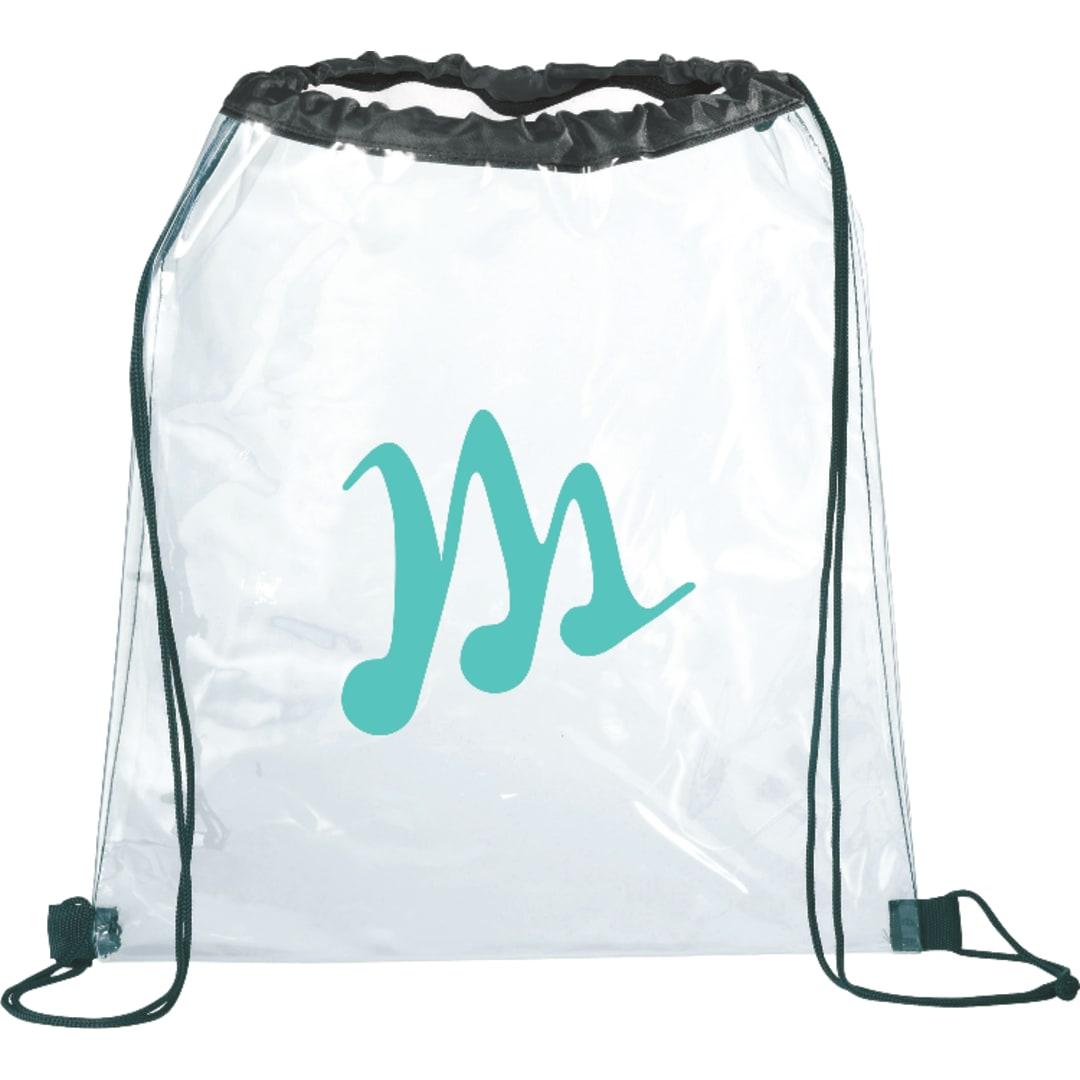 Rally clear drawstring bag Navy Blue miniatura 7