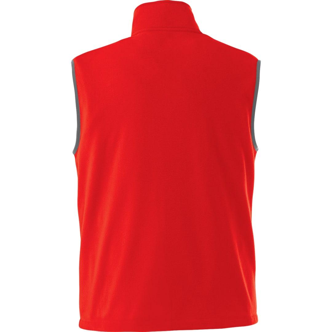Mens tyndall polyfleece vest Black front