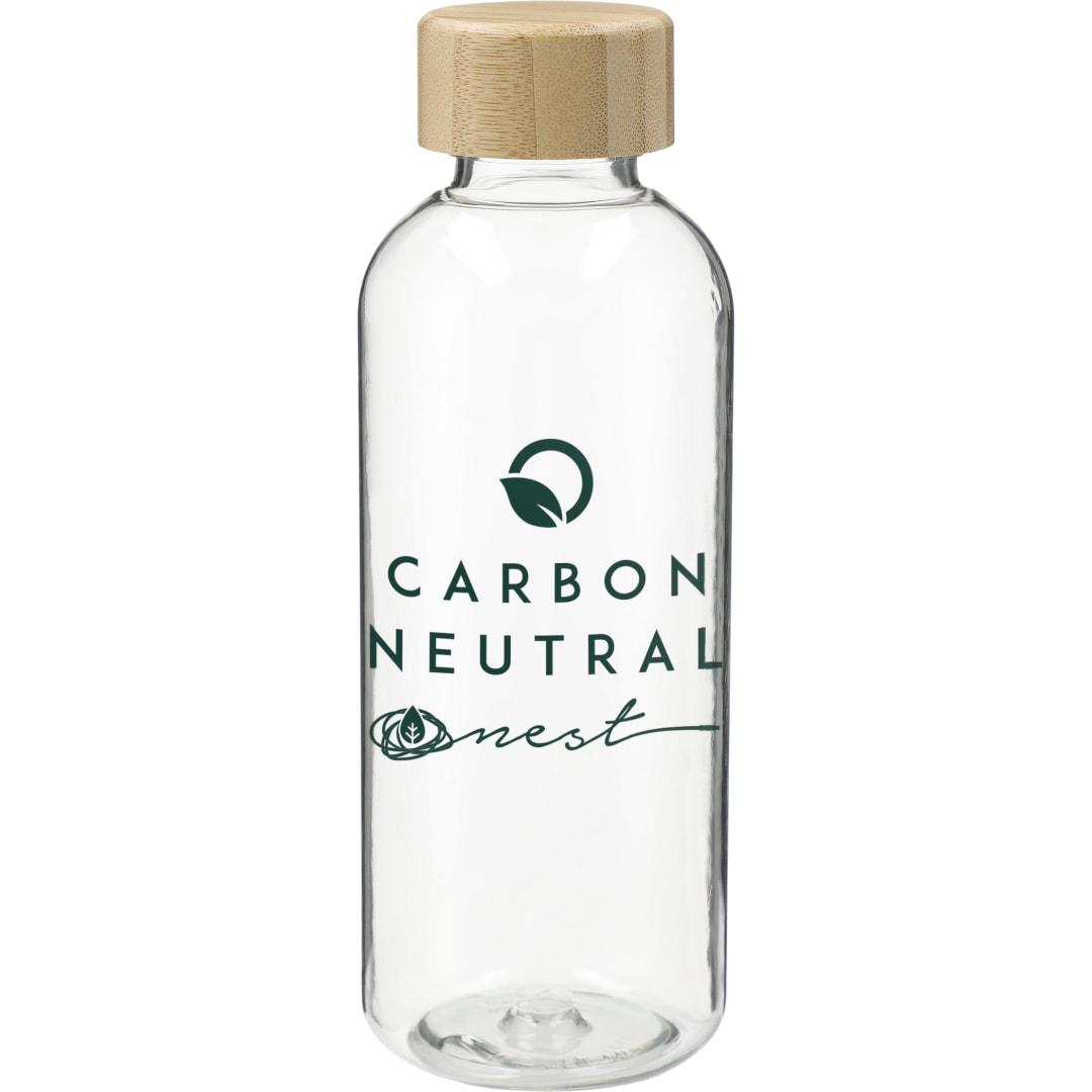 Sona 22oz rpet bottle w/ fsc® 100% bamboo lid Clear miniatura 6