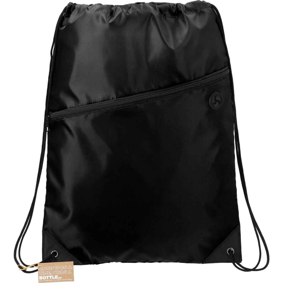 Robin rpet drawstring bag Navy Blue front