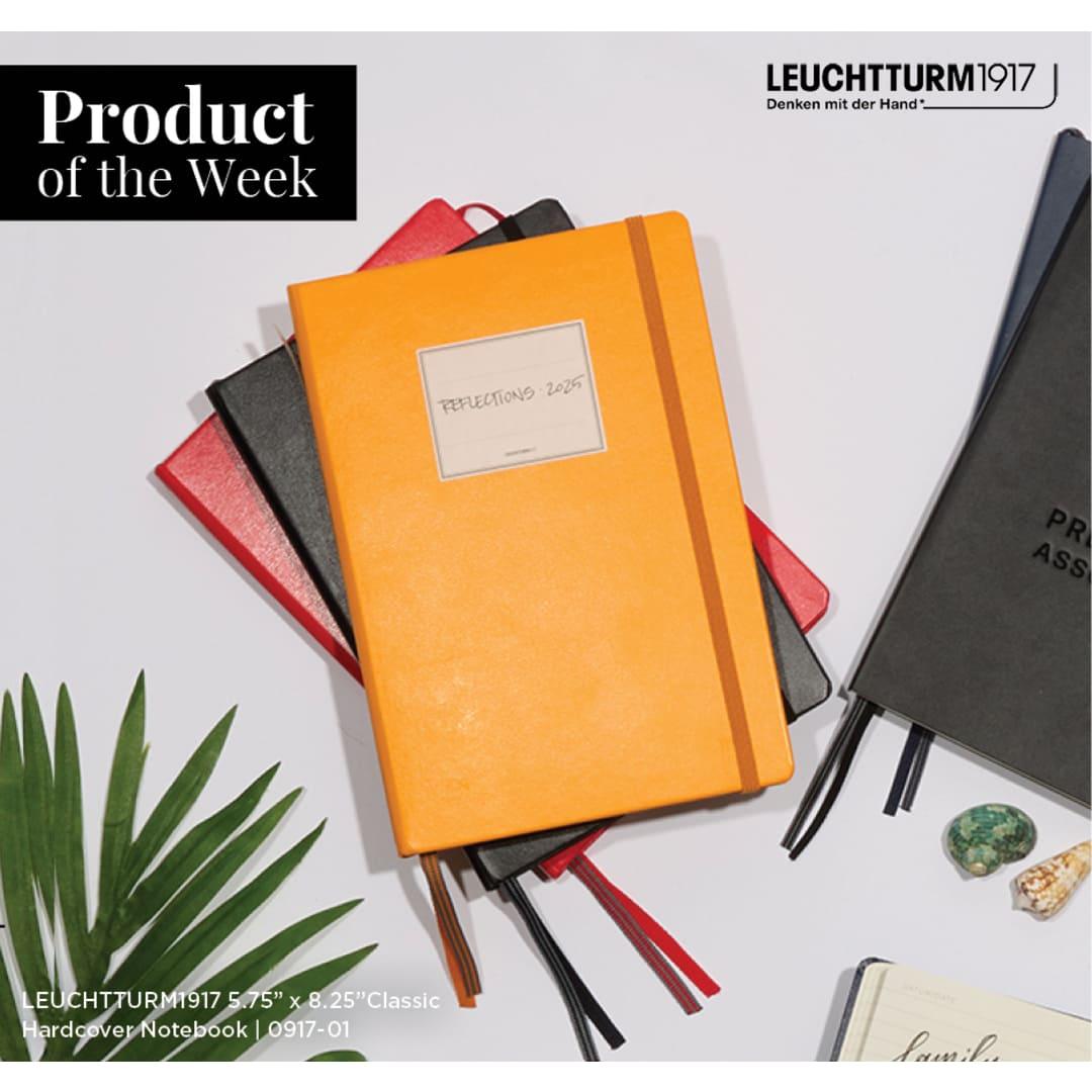 Leuchtturm1917 5.75 x 8.25 hardcover notebook Black miniatura 3