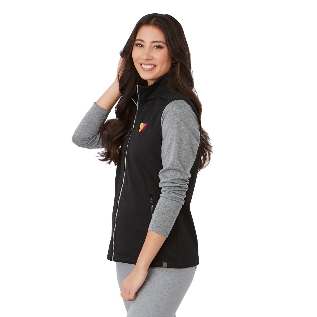 Joris eco softshell vest- womens Black miniatura 20