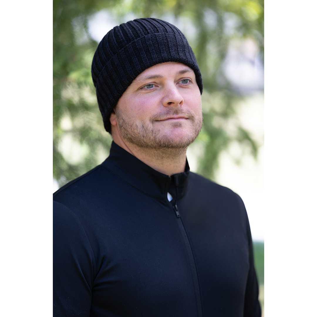 Wool blend beanie - unisex Silver miniatura 8