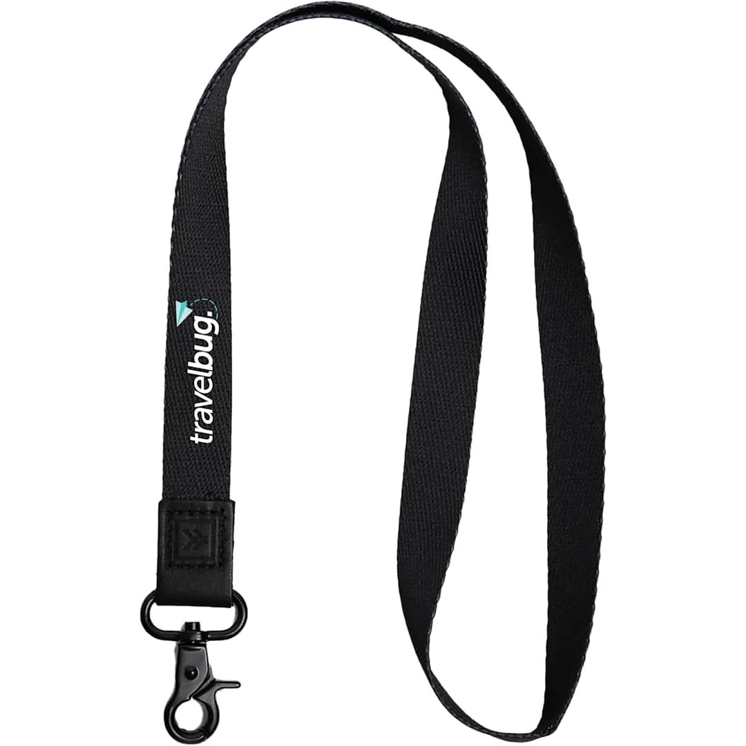 Thread wallets neck lanyard Black miniatura 7