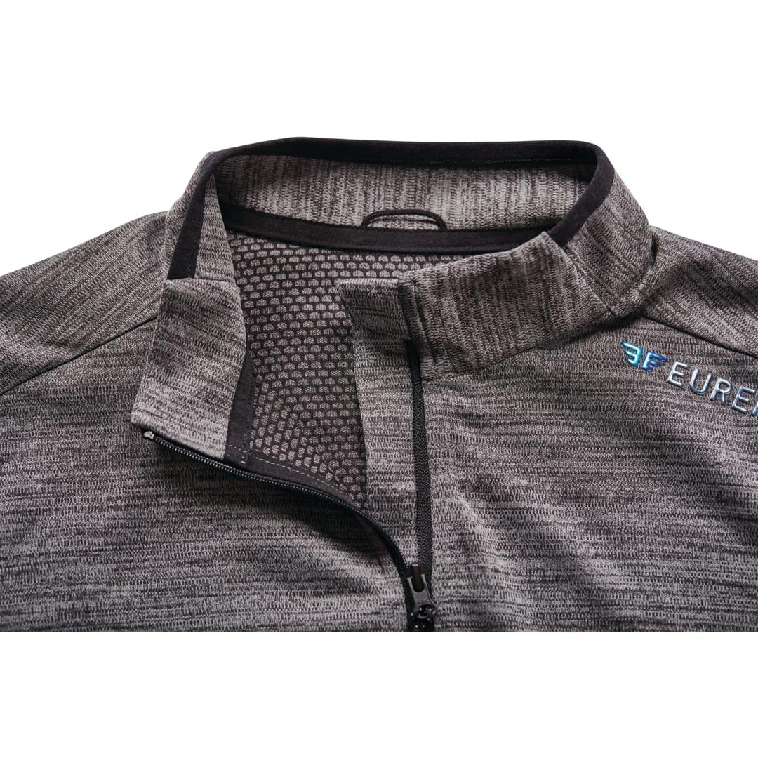 Womens mather knit half zip Royal miniatura 4