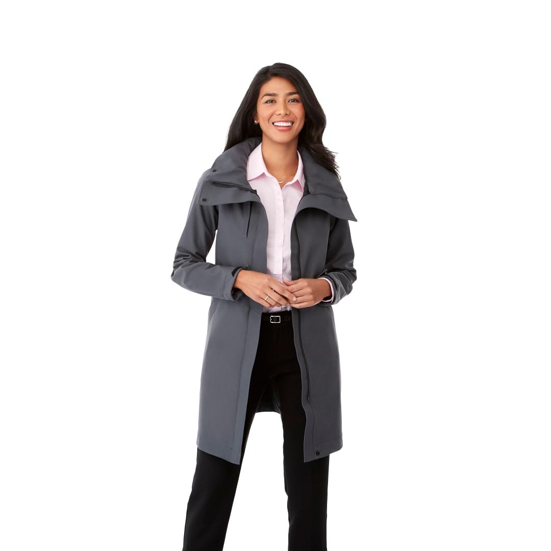 Womens manhattan softshell jacket Grey miniatura 8