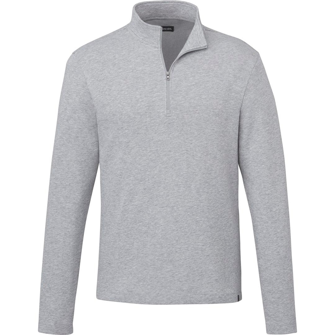 Mens rigi eco knit quarter zip Navy Blue miniatura 9