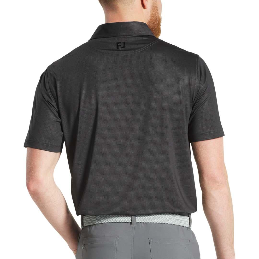 Footjoy mens tonal dot print polo Royal miniatura 19