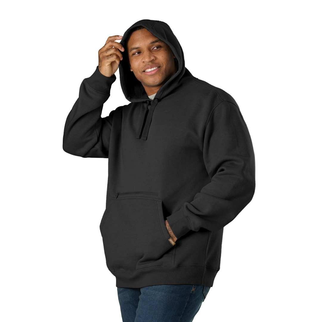 Berne heritage zippered pocket hooded sweatshirt - mens Black miniatura 19