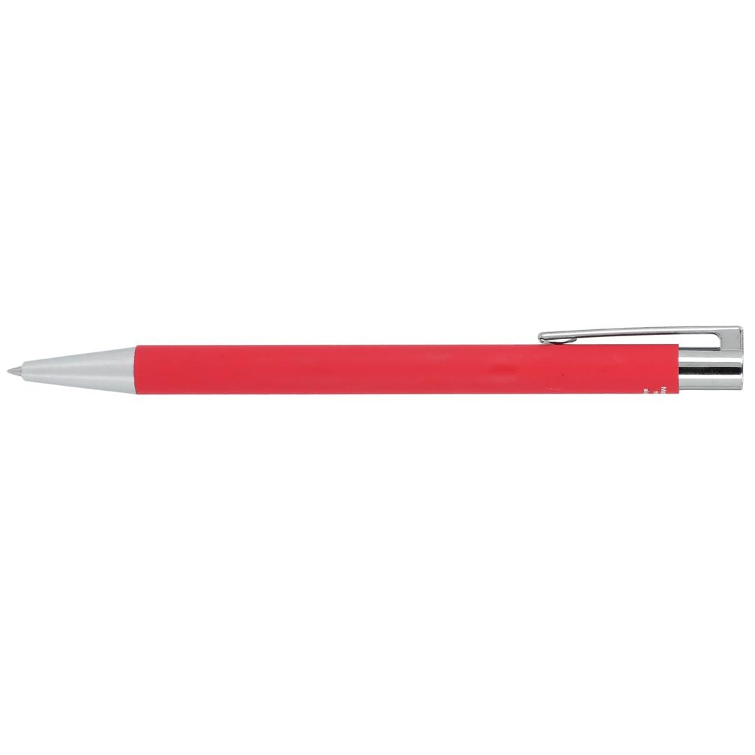 Maxi recycled aluminum soft touch gel pen Black miniatura 27