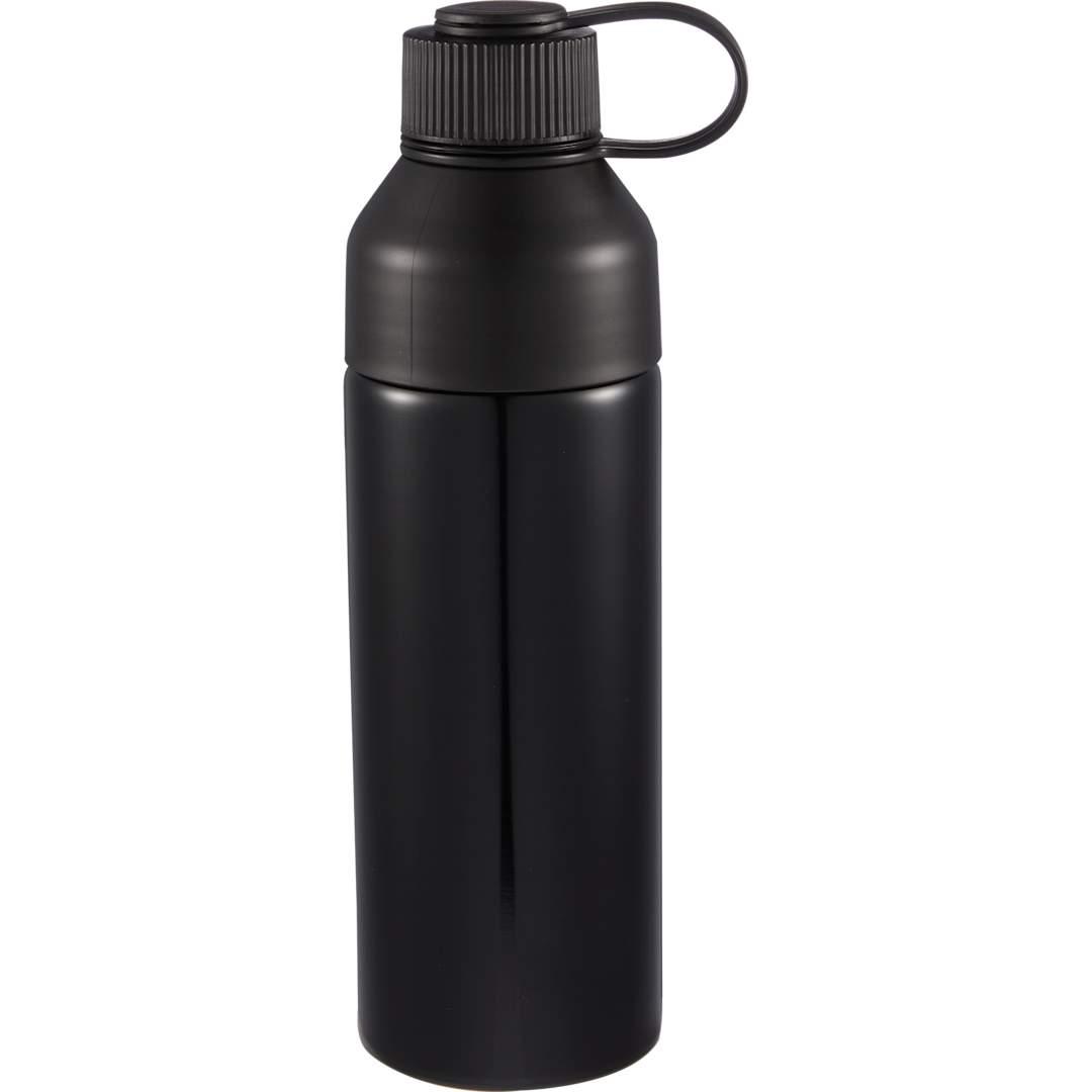 Duo 26oz recycled aluminum bottle Blue front