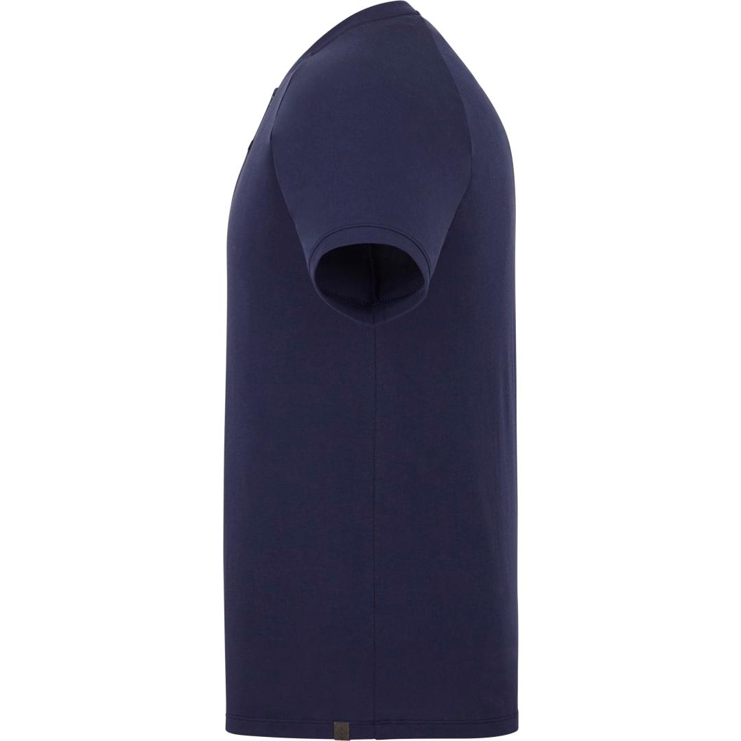 Mens somoto eco short sleeve henley Navy Blue miniatura 5