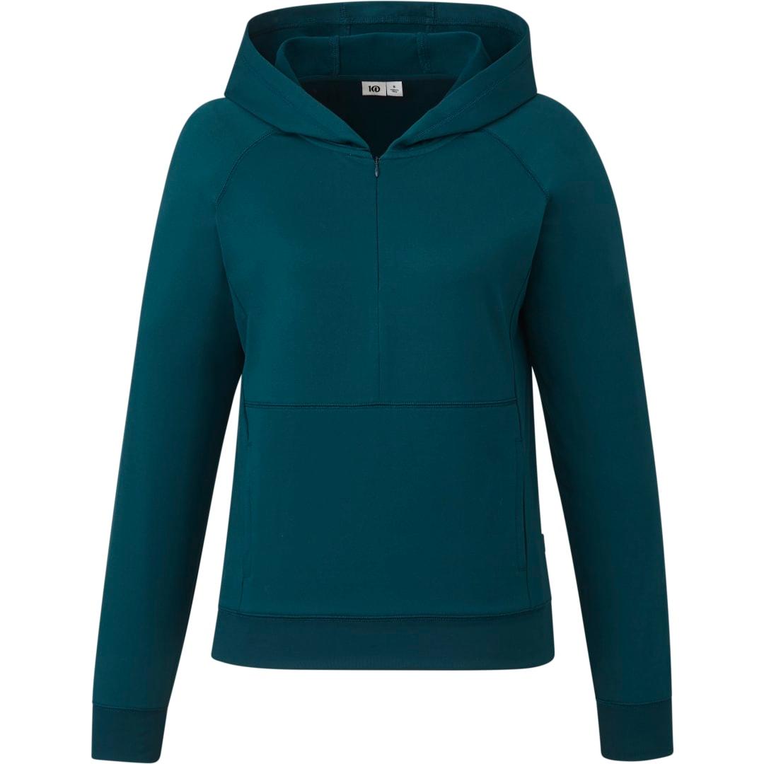 Tentree stretch knit quarter zip - womens Blue miniatura 3