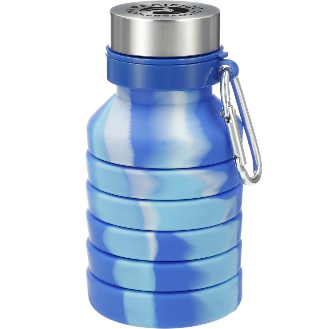 Zigoo silicone collapsible bottle 18oz - tie dye Sky Blue miniatura 8