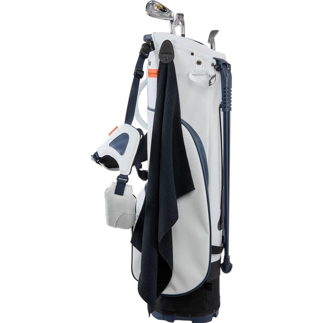 300G magnetic waffle golf towel Black miniatura 9