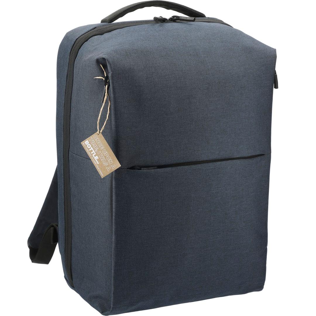 Aft recycled 15 computer backpack Navy Blue miniatura 12