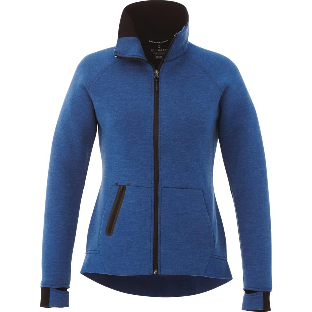 Womens kariba knit jacket Blue miniatura 3