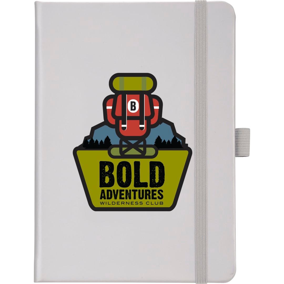Fsc® mix 5 x 7 vienna hard bound journal White miniatura 16