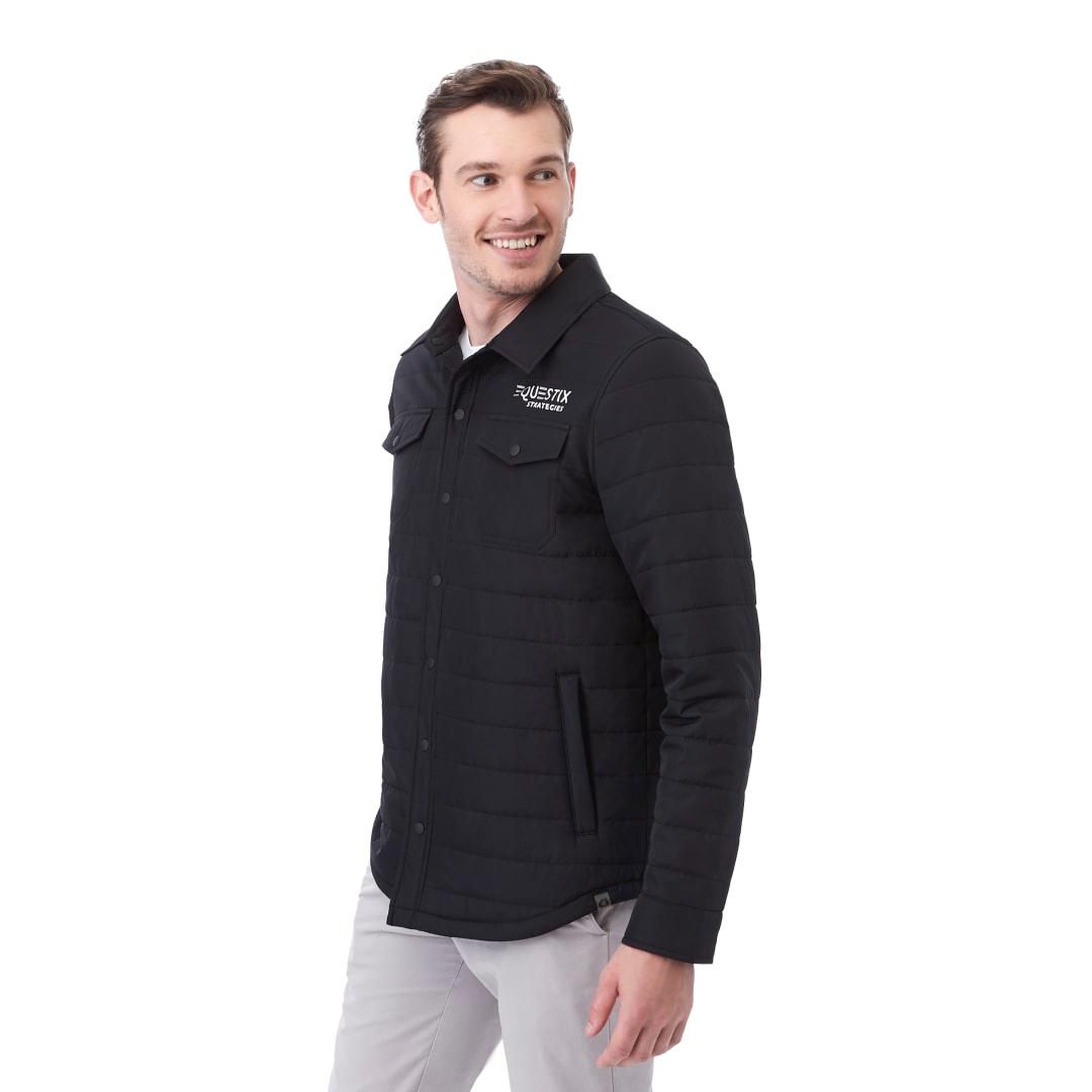 Mens porter eco insulated shacket Navy Blue miniatura 15