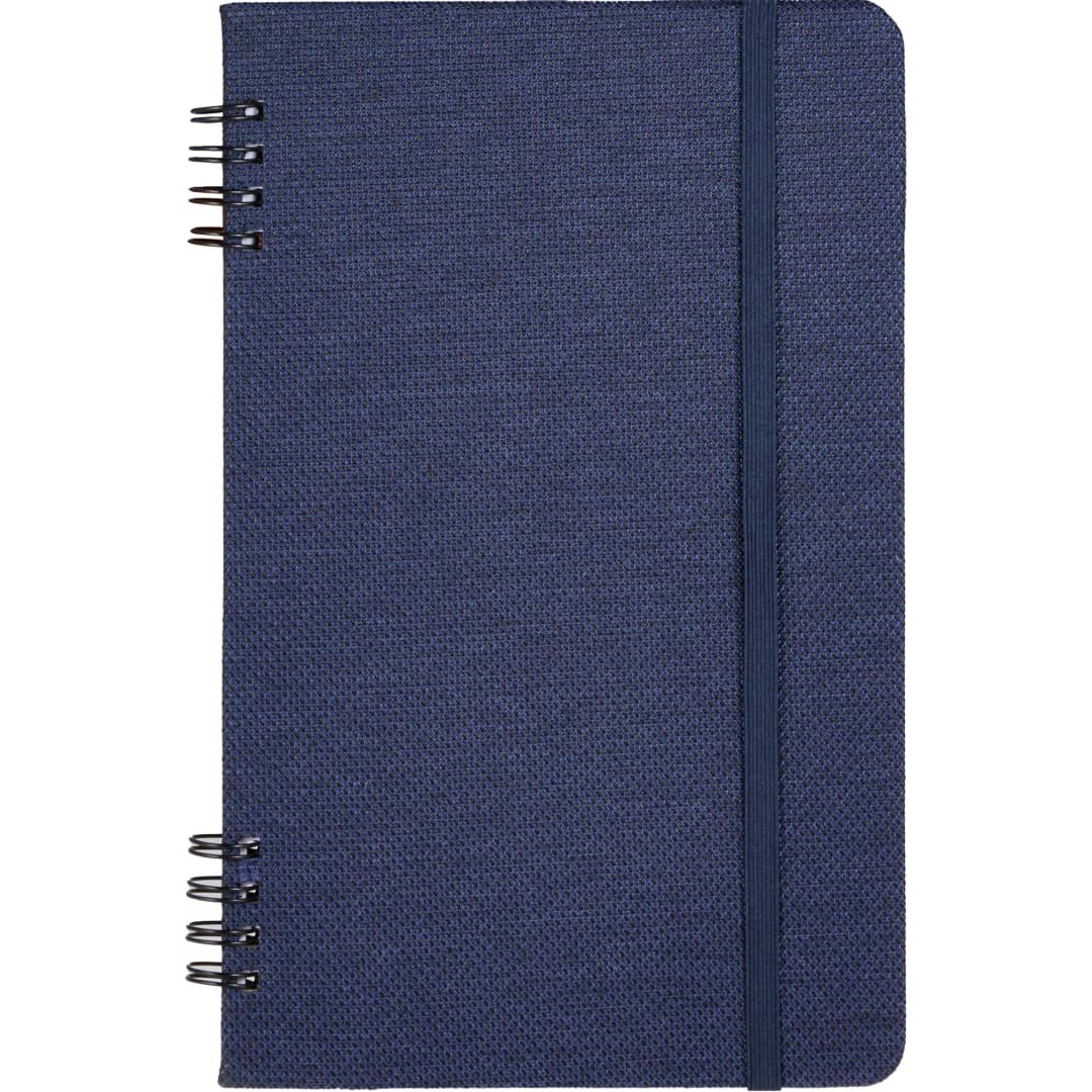 5 X 7 vila spiral notebook Graphite front