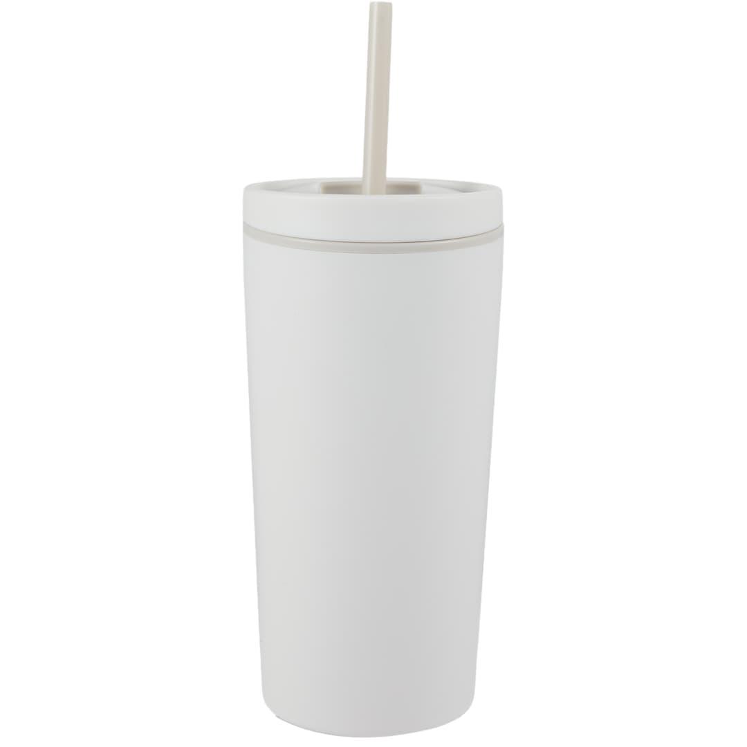 Santino recycled tumbler w/ dual function lid 16oz Black miniatura 29