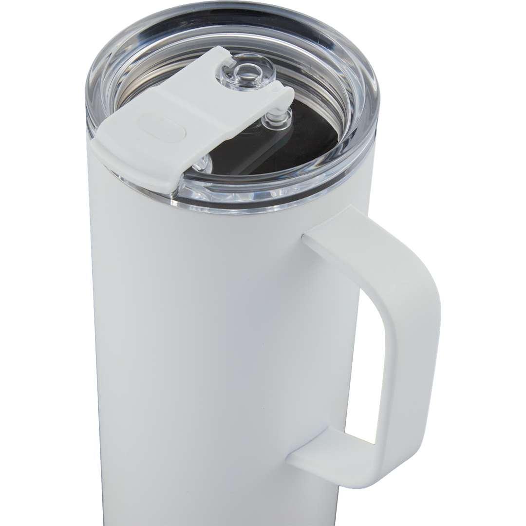 Whitney recycled tall tumbler w/ flip lid 20oz Black miniatura 15