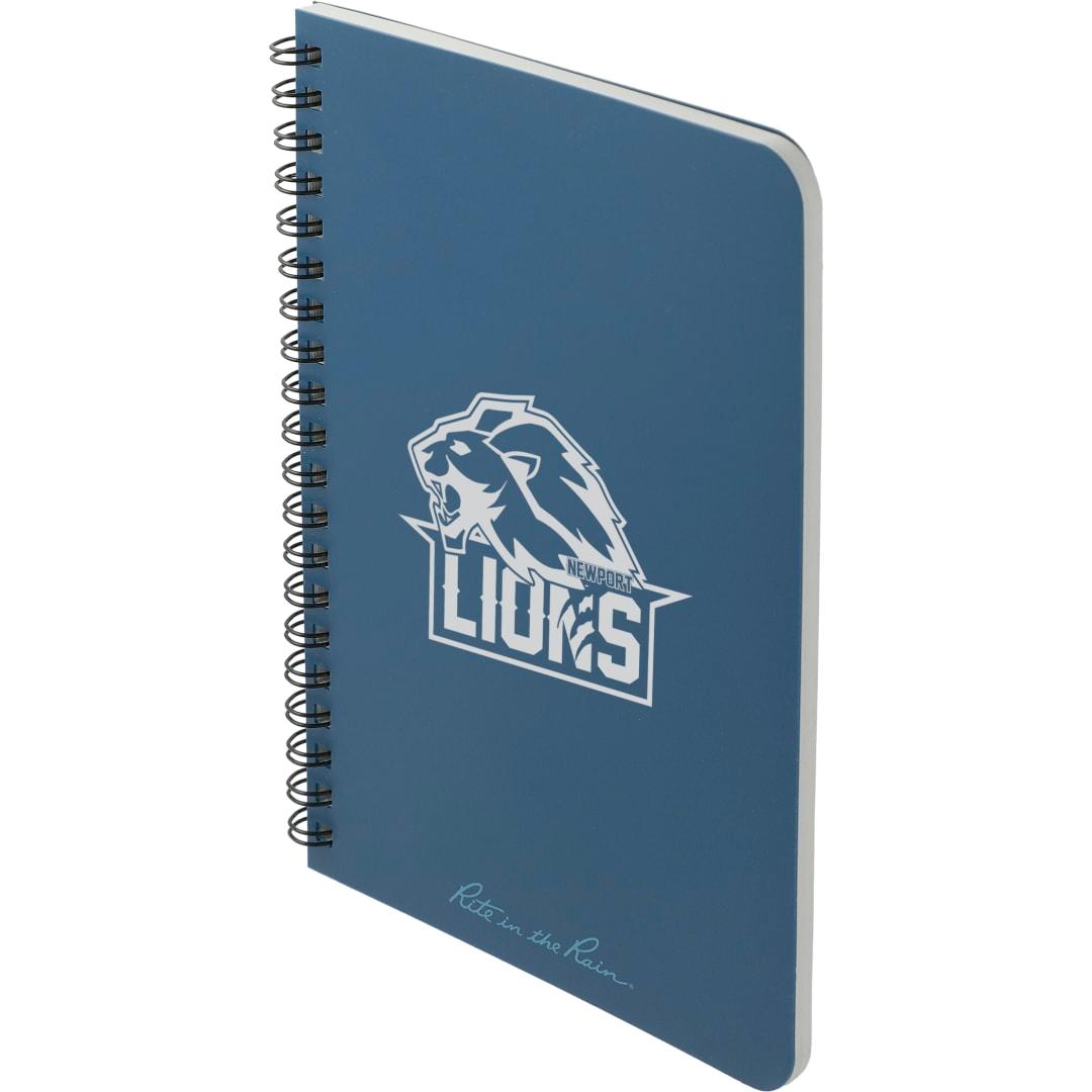 4.6 X 7 rite in the rain side spiral notebook Black miniatura 18