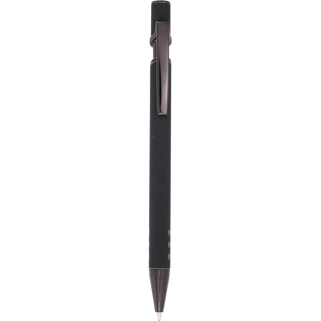 Vera recycled aluminum gel pen Black front