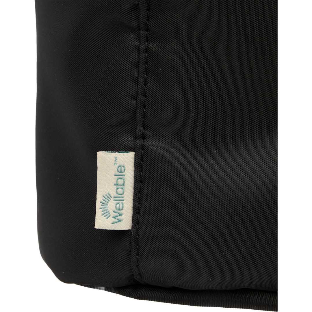Wellable recycled round travel case Black miniatura 8