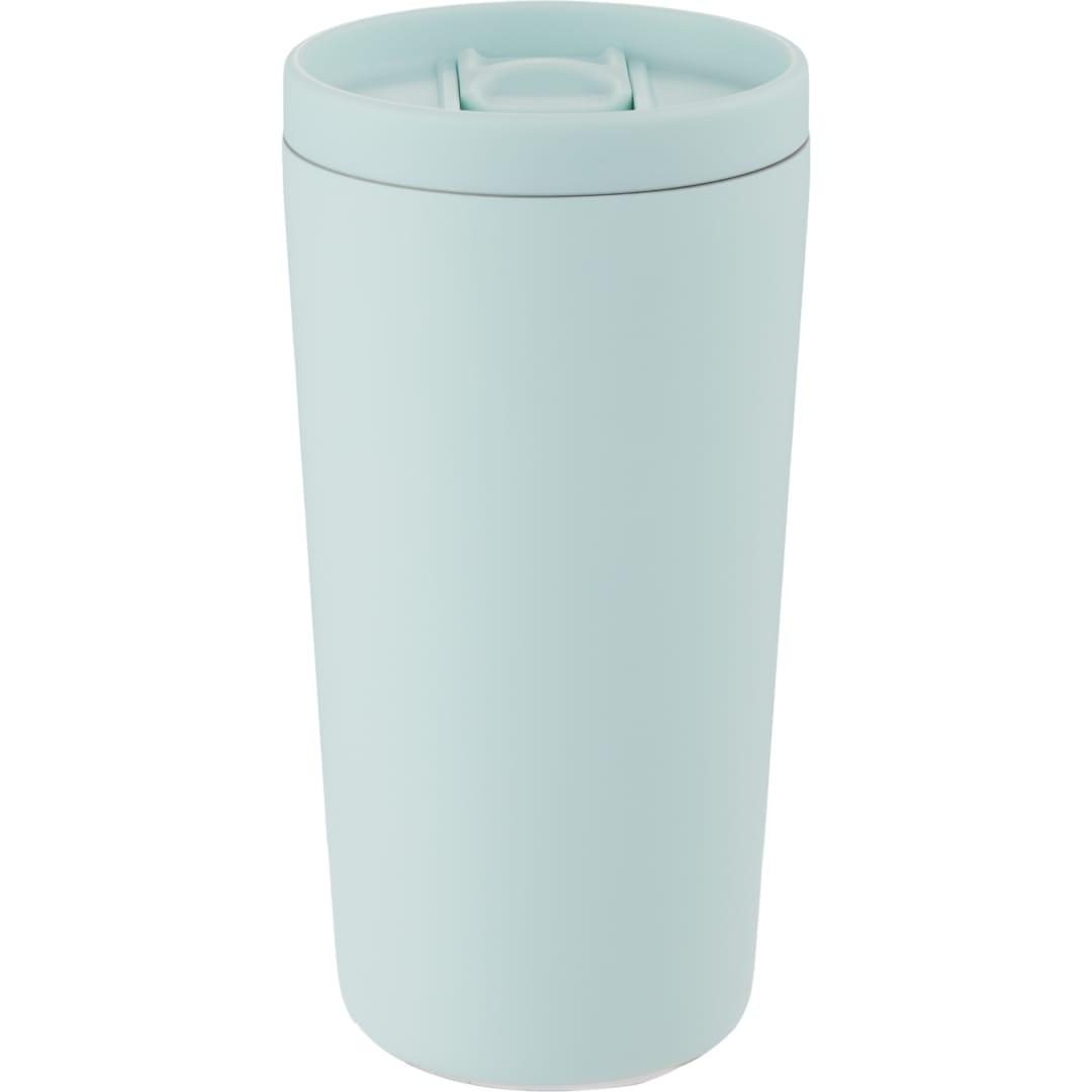 Carissa vaccum insulated tumbler w/ slide lid 14oz Blue Agave miniatura 6