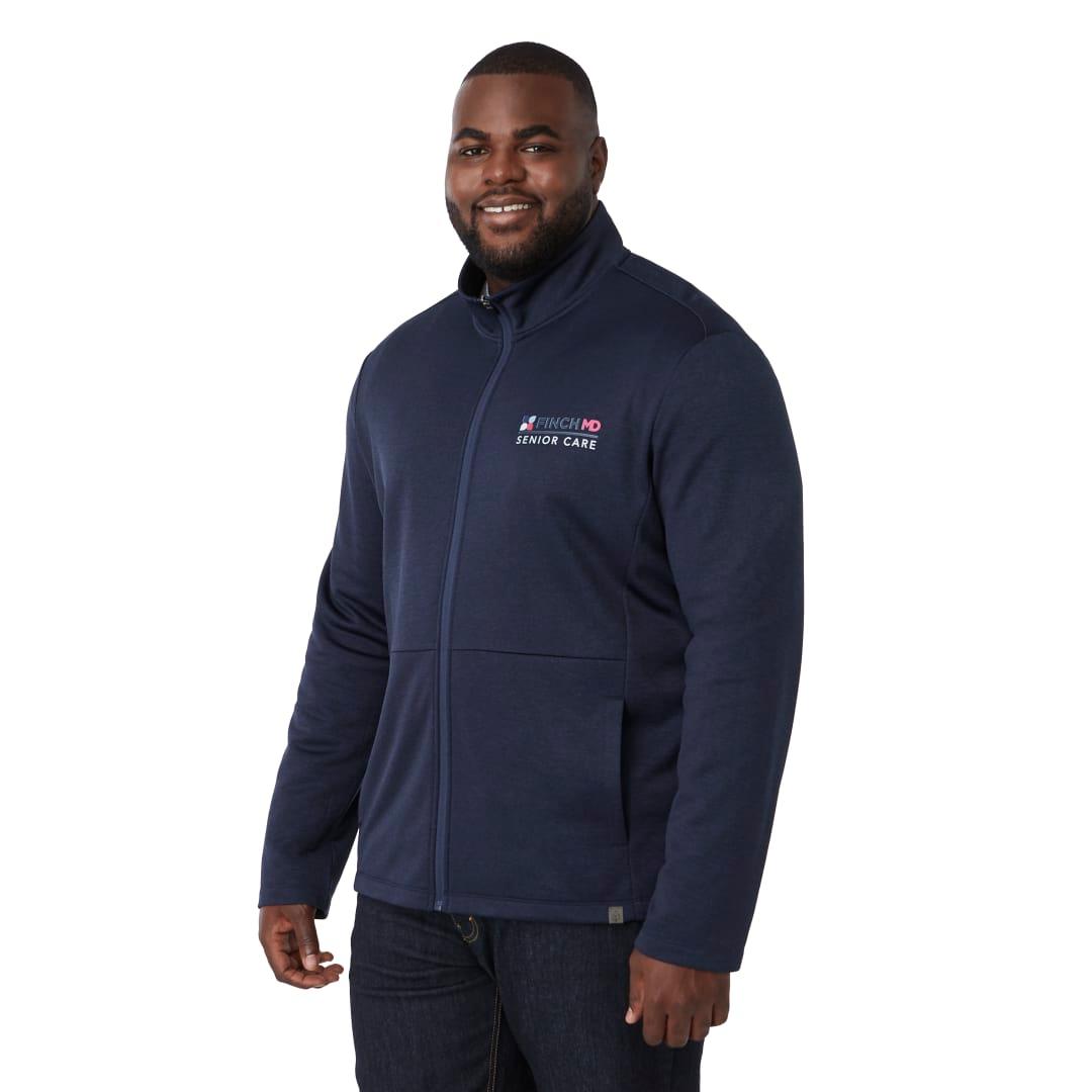 Merritt eco knit full zip - mens Navy Blue miniatura 11