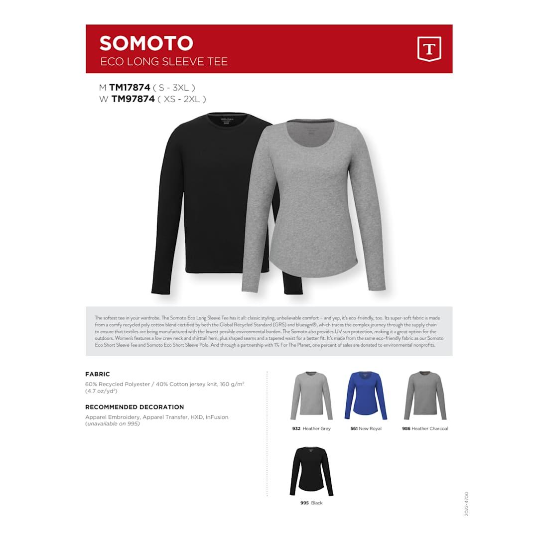 Somoto eco long sleeve tee - womens Royal miniatura 24