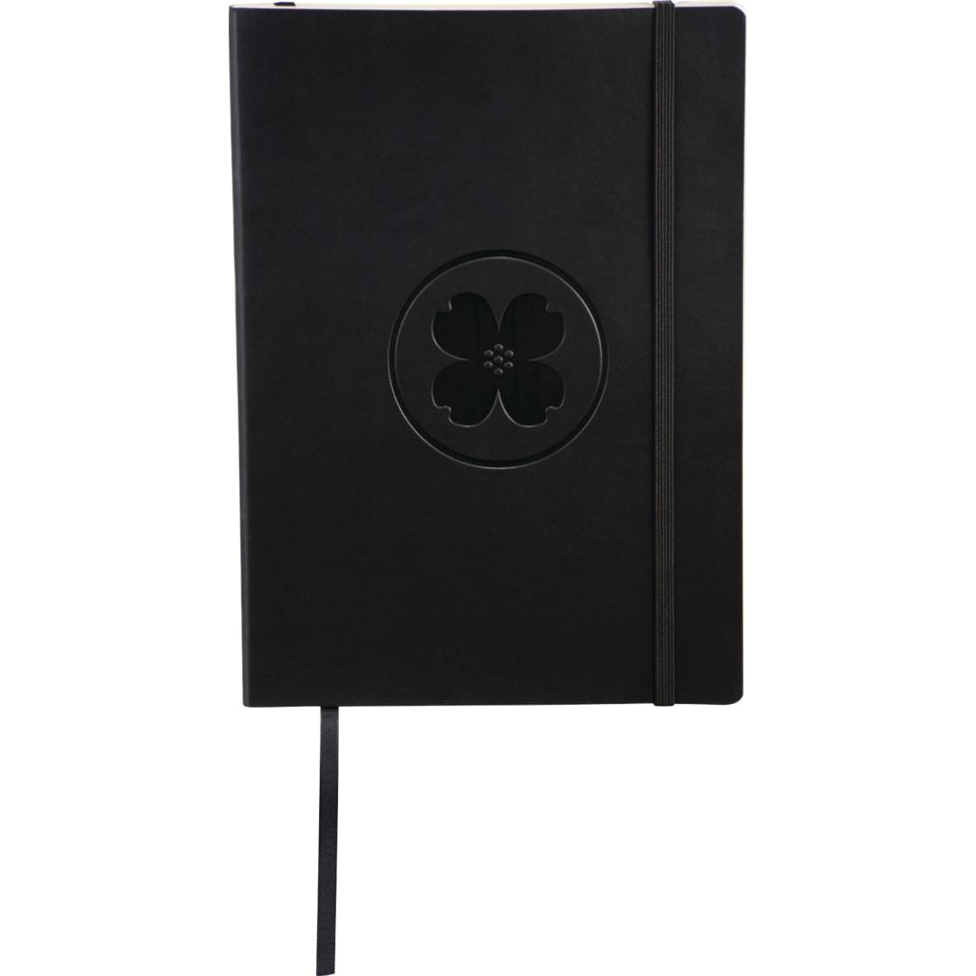Fsc® mix 6.75 x 9.5 pedova™ large soft journal Navy Blue miniatura 6