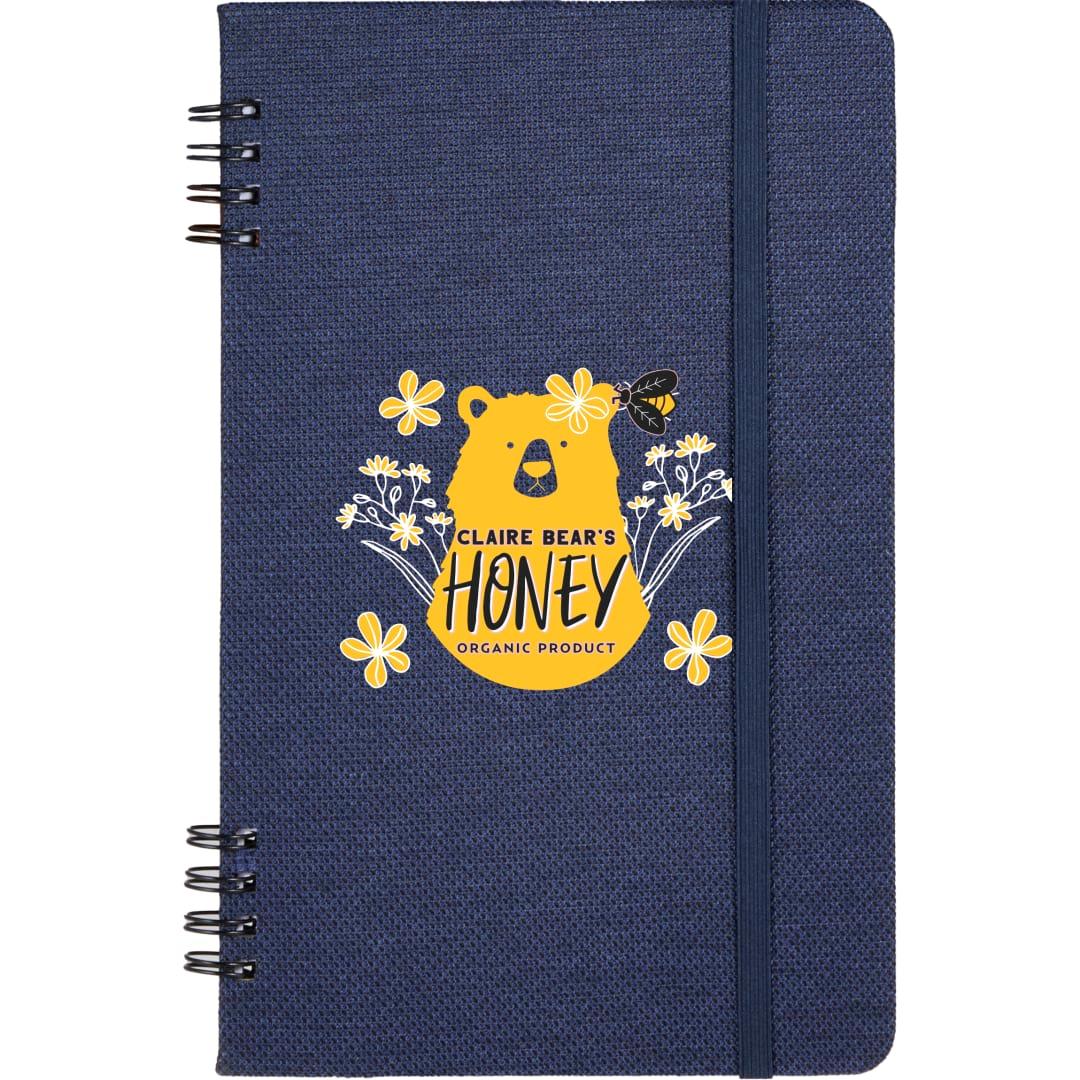 5 X 7 vila spiral notebook Graphite miniatura 3